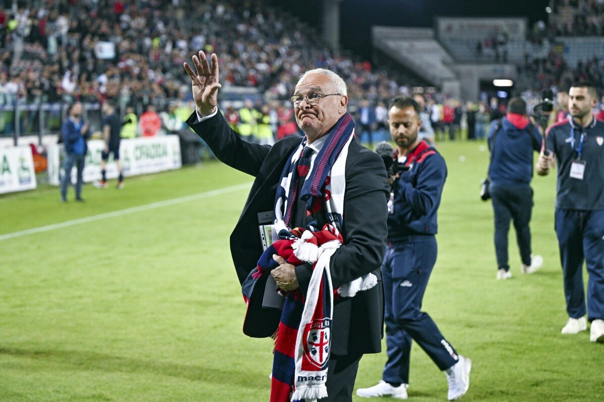 Claudio Ranieri menawarkan perpisahan emosional kepada Cagliari yang tercinta dalam pertandingan terakhir musim